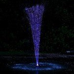 Floating Water Fountain with Multicolor LED Lights
