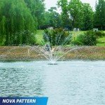 Eco-Friendly Floating Pond Fountain with Optional Lights