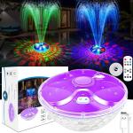 Large Solar Pool Fountain with Light Show