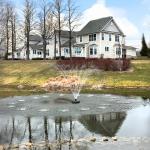 Floating Pond Fountain 7000 GPH with 125ft Cord