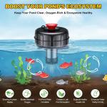 Floating Pond Fountain Pump with 15000 GPH Aeration