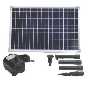 25W Solar Water Pump Kit for Fountains and Ponds