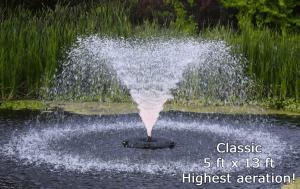 Pro FT 14000 Floating Pond Fountain & Aerator Kit