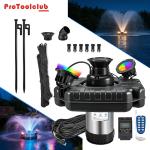 750W Floating Pond Fountain Aerator with Lights