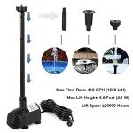 ECO-WORTHY 20W Solar Fountain Pump Kit 360GPH