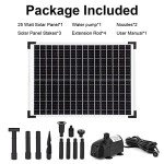 ECO-WORTHY 20W Solar Fountain Pump Kit 360GPH