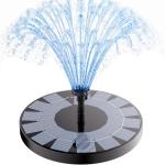 2.5W Solar Fountain Pump for Bird Baths & Gardens