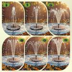 2.5W Solar Fountain Pump for Bird Baths & Gardens