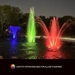Versatile Floating Fountain with LED Lights