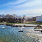 1/2 HP Floating Fountain with 9 Spray Patterns