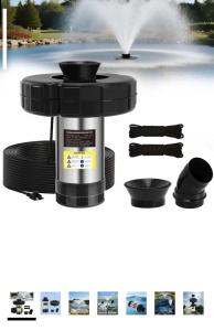 15000 GPH Automatic Floating Pond Fountain Aerator