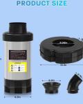 15000 GPH Automatic Floating Pond Fountain Aerator