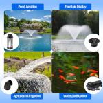 Powerful 1HP Stainless Steel Pond Fountain Aerator
