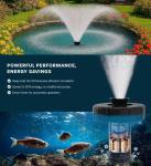 15000 GPH Automatic Floating Pond Fountain Aerator
