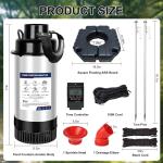 750W Pond Fountain Aerator Pump - 15000 GPH