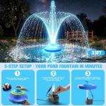 Large LED Floating Pond and Pool Fountain