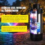 RGB LED Pond Fountain Aerator with Remote Control