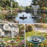 Solar Fountain Pump for Bird Bath and Pond