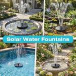 Solar Fountain Pump for Bird Bath and Pond