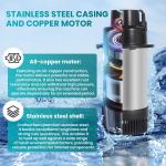 1 HP Floating Aerator Pump for Pond Fountains