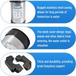 Floating Pond Fountain with LED Lights and Pump