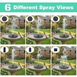 Yeomi Solar Floating Fountain for Bird Baths