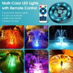 LED Floating Fountain and Aerator Kit