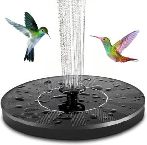 Solar Fountain Pump with 8 Nozzles for Gardens