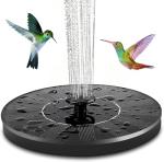 Solar Fountain Pump with 8 Nozzles for Gardens