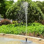 Solar Fountain Pump with 8 Nozzles for Gardens