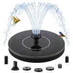1.5W Solar Fountain Pump for Bird Baths and Gardens