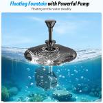Anfraer LED Floating Pond Fountain, 660GPH