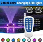 750W RGB LED Floating Pond Fountain Aerator
