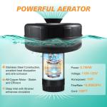 1HP Floating Pond Fountain Aerator with Timer