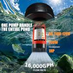 750W Floating Pond Fountain Aerator with Timer
