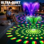 HaiNova Rechargeable Floating Pool Fountain with Lights