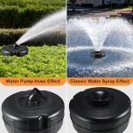 750W Floating Pond Fountain Aerator with Timer