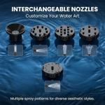 Floating Solar Fountain for Bird Bath and Garden