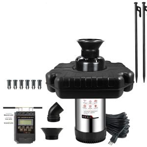 1HP Floating Pond Fountain Aerator with Optional Light