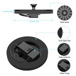 Solar Bird Bath Fountain with 6 Nozzles