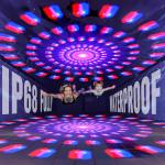 Upgraded Rechargeable Floating Pool Fountain with Light