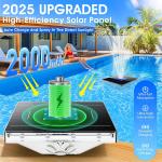 Solar Pool Fountain with Light Show - 2026 Upgrade