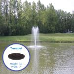 1 HP Aerating Pond Fountain with 3 Spray Patterns