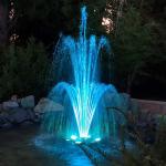 PJ2000-6W Floating Pond Fountain Kit with LEDs