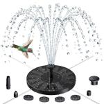 AISITIN Solar Fountain Pump with 6 Nozzles