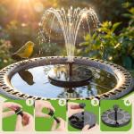 AISITIN Solar Fountain Pump with 6 Nozzles