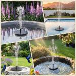 AISITIN Solar Fountain Pump with 6 Nozzles