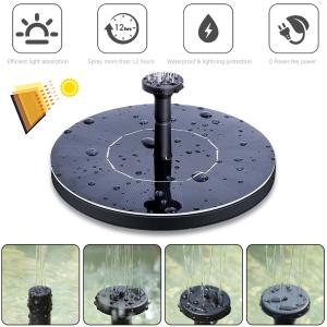 Solar Floating Fountain with Filter for Pond