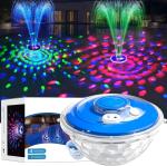 Floating Pool Fountain with Lights for Above Ground Pools