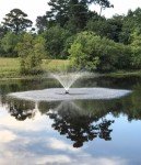 Admiral 1 HP Floating Pond Fountain with Remote